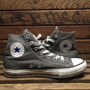 Converse Chuck Taylor High Tops Gray Women’s 8